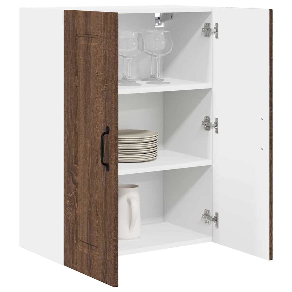 Kitchen Wall Cabinet Brown Oak 60 x 31 x 80 cm Engineered Wood